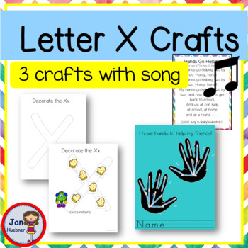 Preview of Letter Xx Crafts with Song