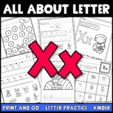 Letter Xx Practice Pages | Kindergarten | Alphabet | All A