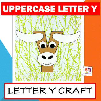 Letter Y Craft (Y is for Yak) - Alphabet Crafts - Uppercase Letter Activity