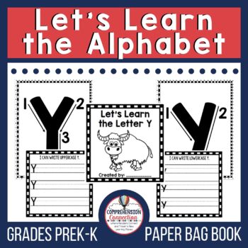Preview of Letter Y Project, Letter Y Paper Bag Book, Letter of the Week for Letter Y