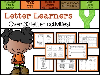 Preview of Letter Learners: Letter Y