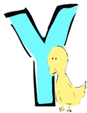 Letter Y Vocabulary Cards