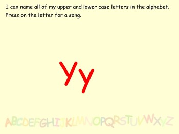 Preview of Letter Yy Smartboard activities