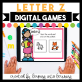 Letter Z Phonics and Phonemic Awareness Boom Cards