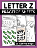 Letter Z Worksheets & Games: Phonics Letter of the Day or 