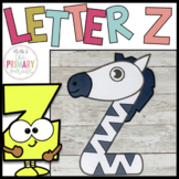 Letter Z craft | Alphabet crafts | Uppercase letter craft 