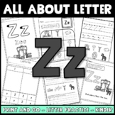 Letter Zz Practice Pages | Kindergarten | Alphabet | All A