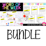 Letter and Fry 100 Word of the Week {BUNDLE}