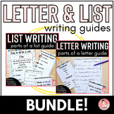 How to Write a Letter and List Writing Guides and Template