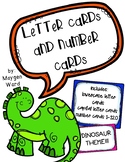 Letter and Number Cards {DINOSAUR THEME}