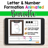 Letter and Number Formation Animated Bundle