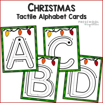 Preview of Letter and Number Formation Christmas Writing Cards