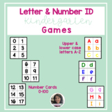 Letter and Number ID Games for Kindergarten