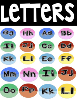 Letter and Number Labels by Bobbi Bates | TPT