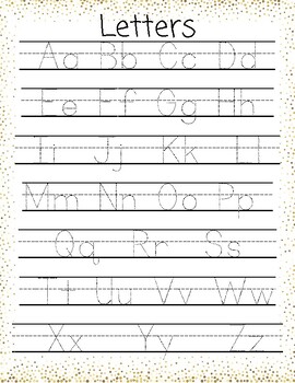 Letter and Number Practice - Magic by MotherlyMinds | TPT