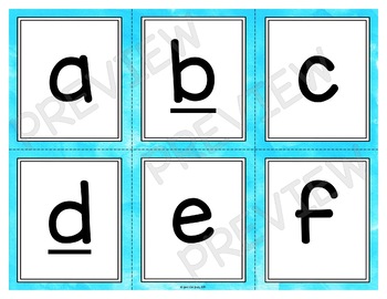 Letter and Number Recognition Stack the Deck Bundle by Just Ask Judy