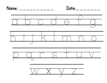 Letter and Number Tracing Freebie by The SPED Squad | TpT