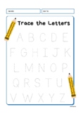 Letter and Number Tracing Packet
