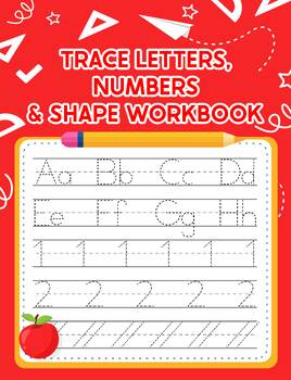 Preview of Letter and Number Tracing Workbook