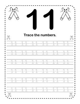 Preview of Letter and Number Tracing Workbook for kids