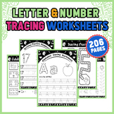 Letter and Number Tracing Worksheets