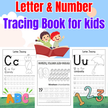 Letter and Number Tracing Book for kids, make learning an enjoyable  experience