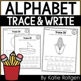 Letter and Picture Tracing Pages for Fine Motor and Alphab