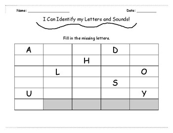 Letter and Sound Activities PRINTABLES by Whiteboard Wonders | TpT