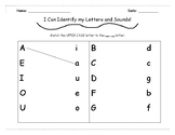 Letter and Sound Activities PRINTABLES