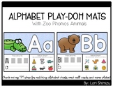 Letter and Sound Alphabet Play-Doh Mats (Zoo Phonics Animals)