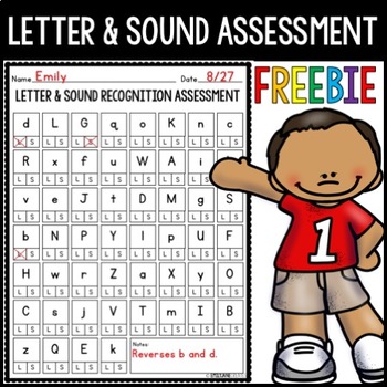 Preview of Letter and Sound Recognition Assessment FREEBIE!