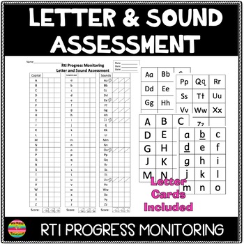Preview of Letter and Sound Recognition Assessment: RTI