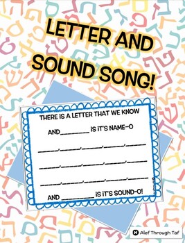 Preview of Letter and Sound Song