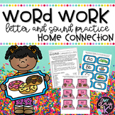 Letter and Sound Word Work Activities Home Connection