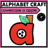 Alphabet Craft Lowercase a Apple