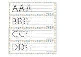 Letter formation cards (Uppercase) - Colored Hands Theme