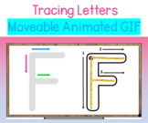 Letter formation tracing activity with animated GIFs