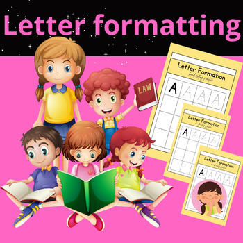 Preview of Letter formatting: Handwriting practice for kids
