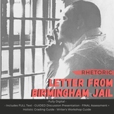 Letter from Birmingham Jail: Guided Discussion + Rhetorica