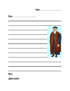 Preview of Letter from John Cabot