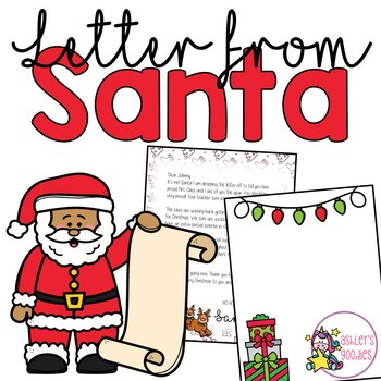 Preview of Letter from Santa