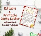 Letter from Santa, Secret Santa Ideas, Santa letter, Nice 