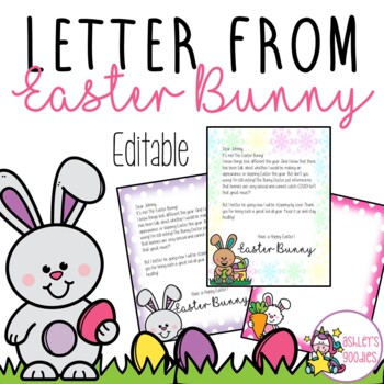 Preview of Letter from the Easter Bunny