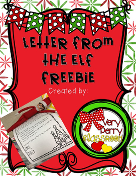 Preview of Letter from the Elf FREEBIE