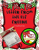 Letter from the Elf FREEBIE
