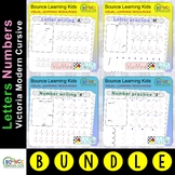 Letters & numbers bundle (124 distance learning worksheets