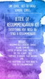 Letter of Recommendation Kit - Everything You Need To Give