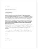 Letter of Recommendation for Student for Church Scholarship