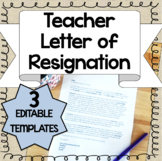 Letter of Resignation Template {from any teaching job}