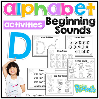 Letter of The Week D activity pack by Teaching Pockets | TpT
